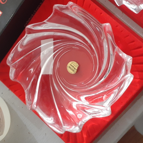 Two Vintage Cristal d'arques ashtrays. - Picture 5 of 6